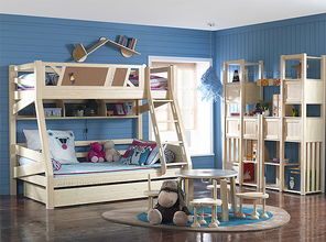 松果儿童家具 儿童房单人床 上下铺床具图片欣赏